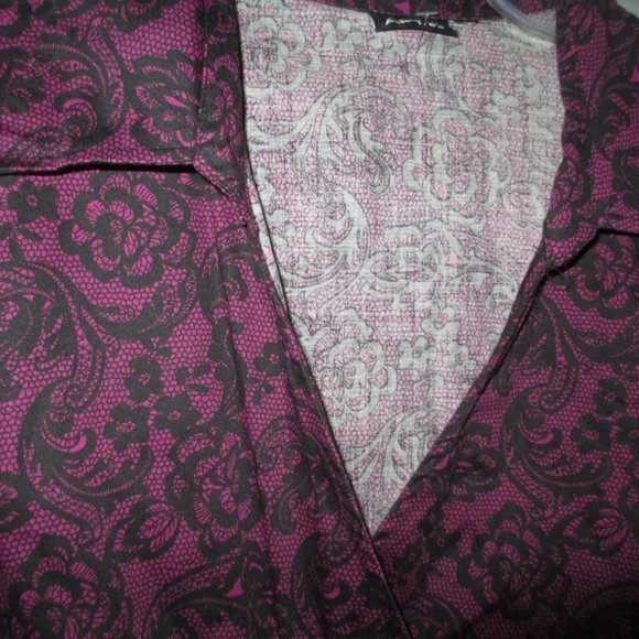 XL Lot of 2 Dressy Apt 9 Work Shirts Tops Blouse Stretchy soft silky womens - Picture 3 of 6